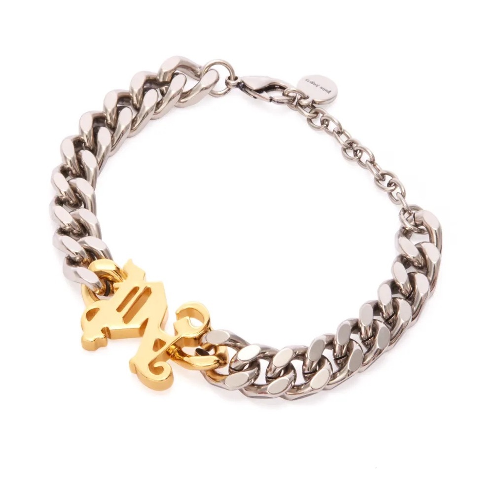 PALM ANGELS PA monogram chain bracelet NWT